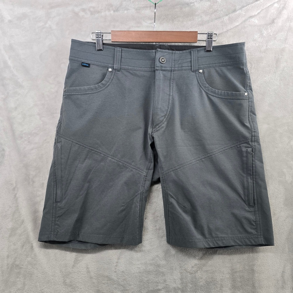 Kuhl Size 36 Shorts Grey Technical Hiking Outdoor Ripstop Cargo